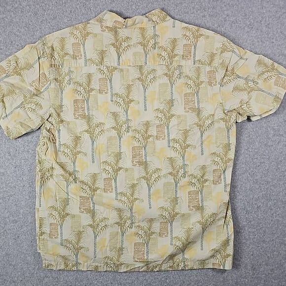 Solitude Tiki Shirt Medium Button Down Hawaiian - Picture 6 of 10